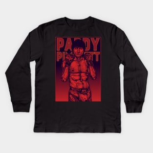 Paddy Pimblett Pop Art Kids Long Sleeve T-Shirt